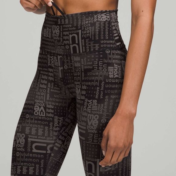 NWT Lululemon Logo Wunder Train High-Rise Tight 25" Contour Fit Ombre Size 2 - Picture 2 of 8